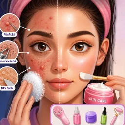 Ícone de Skincare Time Makeup ASMR Game
